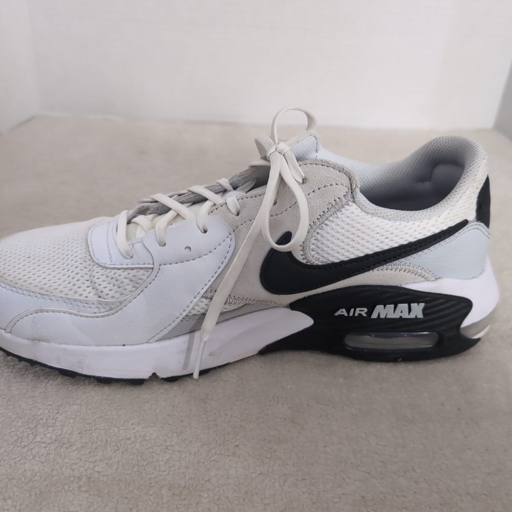 Nike Air Max Excee Size 9 "White/Black" FN7304-100 Men's Shoes Sneakers - Picture 5 of 7